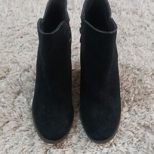 Very Volatile Black Ankle Booties